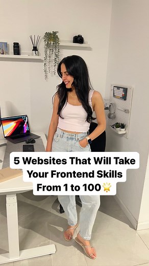 Shaden Hakim on Instagram: "5 Websites to take your frontend skills from 1 to 100🌟 1. Frontend Mentor: Community-based challenges platform that offers real-world HTML, CSS, and JavaScript challenges while getting feedback on your code from other developers in the community, which is a great way to always stay up-to-date and to improve your skills. 2. 100DaysCSS Challenge: for 100 consecutive days you will get a different CSS challenge that you can complete. You can use a provided template, or b