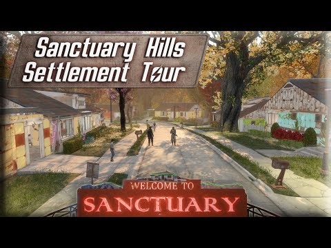 Fallout 4 Sanctuary Hills Settlement Tour