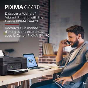 #TechnologyHighlight Experience the versatile Canon PIXMA G4470 inkjet printer with a refillable ink tank that provides high page yields while keeping running costs in check 📱🖨️📷✨​ ​ Learn more: https://canon.sm/44tPRRr Découvrez l'imprimante jet d'encre polyvalente Canon PIXMA G4470 avec réservoir d'encre rechargeable qui offre un rendement élevé en nombre de pages tout en maîtrisant les coûts d'exploitation 📱🖨️📷✨​ #CanonCNA #CanonCNAfrica | Canon Central & North Africa