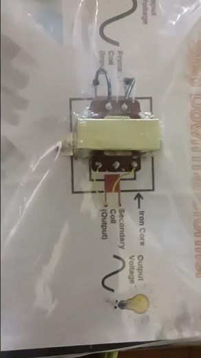 Physics | Step down transformer | Working project model | Class 12#transformers #electrical #science