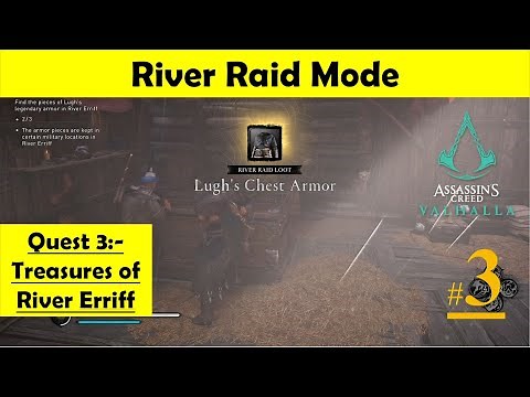 Assassins Creed Valhalla River Raid Mode - Treasure of River Erriff | Find Lugh's Legendary Armor