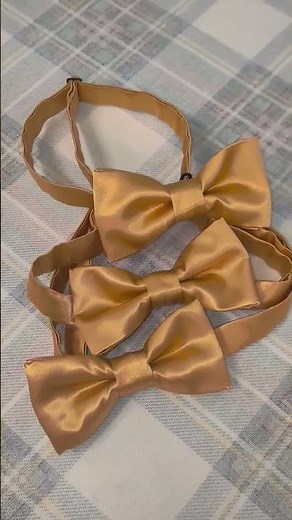 How to make bow tie with pattern