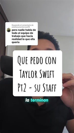 Respuesta a @estefanymonterroso93 que pedo con Taylor Swift?! pt2 su staff #erastour #taylorswift #negocios #marketing #musica