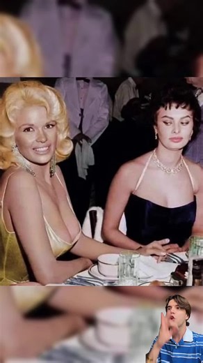 La foto de Jayne Mansfield con Sophia Loren#tiktokfashion #jaynemansfield