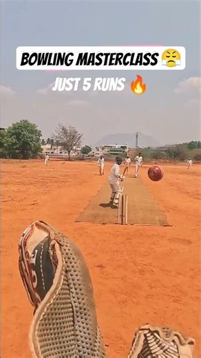Unbelievable Spell 🔥 Just 5 Runs in 5 Overs?! 😳 | #cricket #cricketshorts