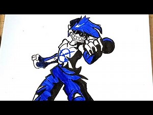 How to draw Silly Billy/FNF/Friday night Funkin' new Mod