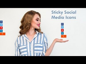 How To Make Floating Social Media Icons on Website Using HTML And CSS | Sticky Social Buttons