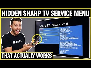 Sharp TV Service Menu Access | Hidden Codes, Hotel Mode Fix & Safe Exit
