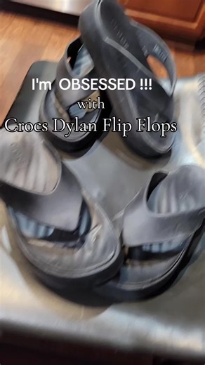 Ihave this obsession with these Dylan Crocs flip flops that I had to buy 2. #creatorsearchinsights #Crocs #fallforyoudeals