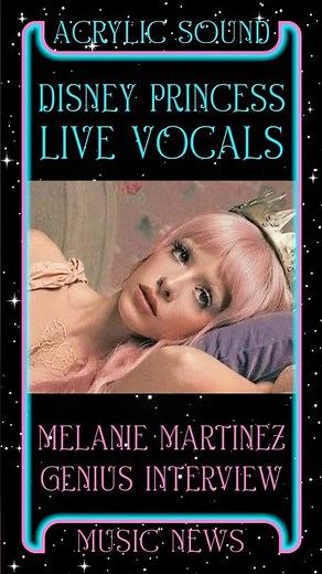 MELANIE MARTINEZ SINGS DISNEY PRINCES LIVE ON GENIUS INTERVIEW