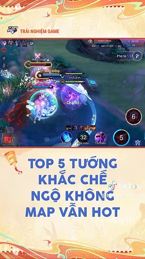 Top 5 Tướng Khắc Chế Ngộ Không Map Nhiều Vẫn Hot Mùa S1 2025