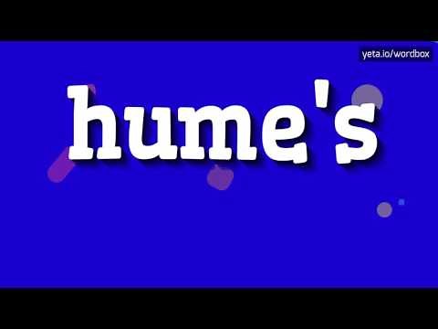 HOW TO SAY HUME'S?