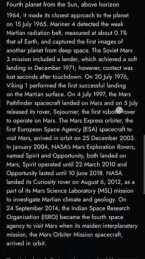 Mars is the fourth Planet from the Sun #mars #planet #astronomy #informational