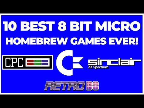 The 10 Best 8 bit Homebrew Games Ever C64 ZX Spectrum Amstrad
