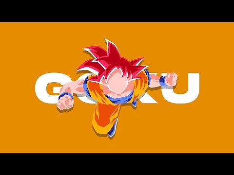 Anime Minimalist Vector Design - Photoshop