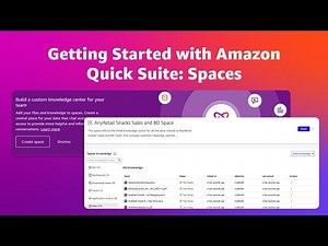 Creating a Space | Getting Started with Amazon Quick Suite