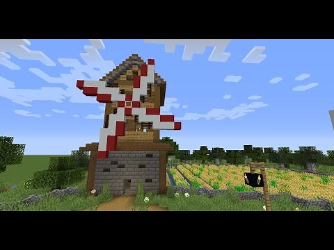 MINECRAFT KOLAY DEĞİRMEN YAPIMI (LINK AÇIKLAMADA)