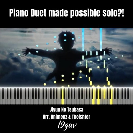 Jiyuu No Tsubasa - Attack On Titan Arr.Animenz &Theishter #animenz #anime #attackontitan #piano #aot