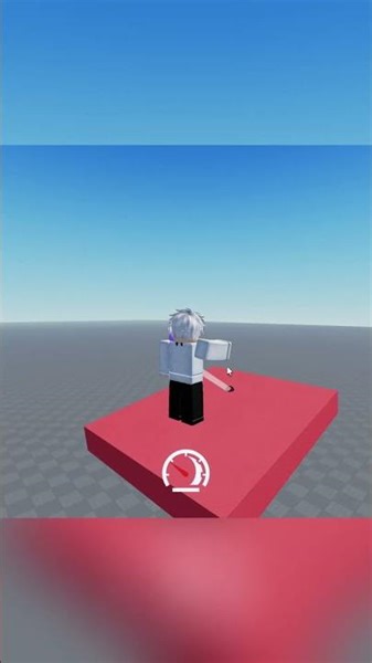 物に乗っているときに表示される速度計のGUIを作りました #ロブロックス