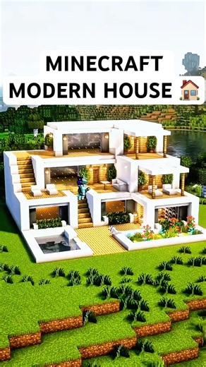 minecraft house tutorial 😱 #minecraft #shorts @TechnoGamerzOfficial