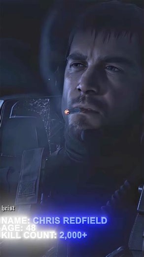 Chris redfield kill count (1-8)