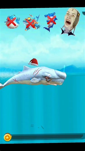 Hungry Shark Evolution Game Play Noob Shark Vs Pro Shark 🦈 King 👑#new #shorts