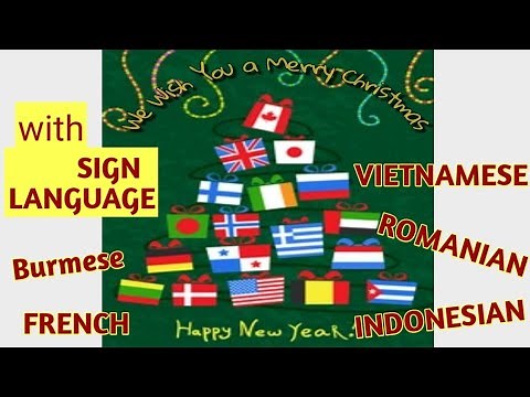We Wish You a Merry Christmas in Different Languages and Sign Language Volume 02