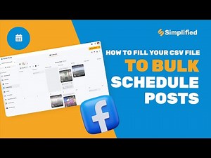 How to fill your CSV file to bulk schedule posts to Facebook