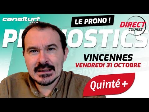 Pronostic vidéo du QUINTE  PRIX BARBARA du Vendredi 31 octobre 2025 - CanalturfTV Direct Course Pmu