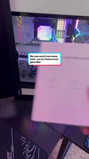 Don’t get written up like I did - get this mouse mover to keep your Teams, Slack, or messenger from going idle! 🔗 in bio #workfromhome #teams #slack #wfh #wfhlife #wfhhacks #pcsetup #pctips