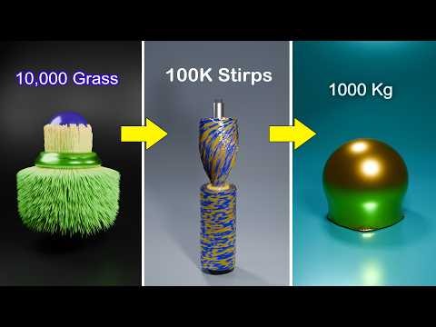 【4K】Satisfying ✨ Blender Physics Showcase【60fps】