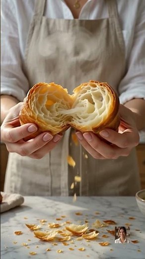 🥐 Flaky Butter Croissants | Crispy Outside, Soft & Buttery Inside