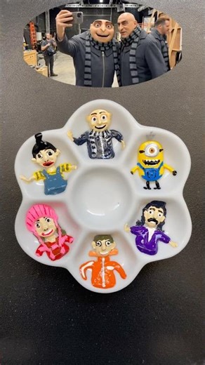 Despicable me 4 colour mixing #satisfying #art #colourmixing