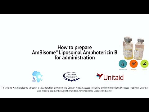 Preparation of Liposomal Amphotericin B (Ambisome) for Administration