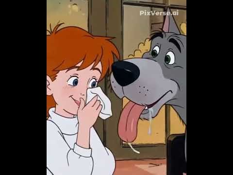 Einstein Licks Jenny (Oliver & Company 1988) (Looped)