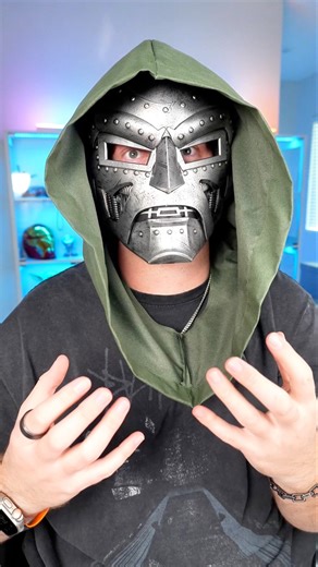 134K views · 2.1K reactions | This is the most realistic Doctor Doom helmet I’ve ever seen — it feels like a movie prop straight out of Marvel. Would you wear this in public? #tech #gadget #marvel #cosplay #geeklife #comiccon | Kyle Krueger | Facebook