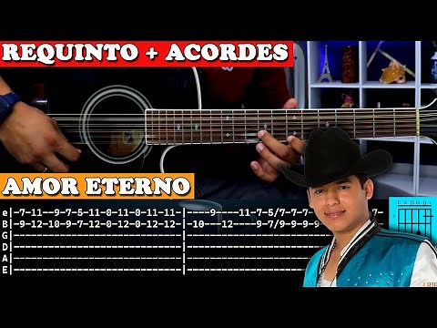Tutorial | Amor eterno | Ariel Camacho | Requinto | Acordes | TABS