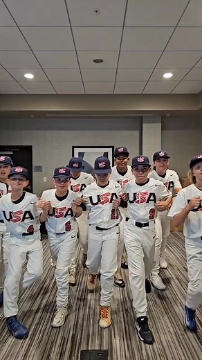 12U National Team brining it on media day 🔥 #usabaseball #teamusa #mediaday #baseballboys #fyp