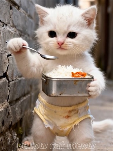 😭Small Hands, Big Heart! The Secret Behind the Apple Jam Jar 🍯🐾 🍎 While eating a simple meal on the street, Kitten was teased by rich cats for being poor. 💔 But instead of being angry, Kitten spent the whole day picking apples and making sweet jam. 🌳🍯 ✨ He didn't sell the jam to get rich. Instead, he brought the jars to friends who were even hungrier than him. 😭🤝 Watching the