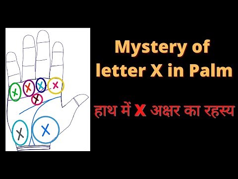 Mystery of letter X in Palm | X Letter in Palm and its Mystery | Palmistry