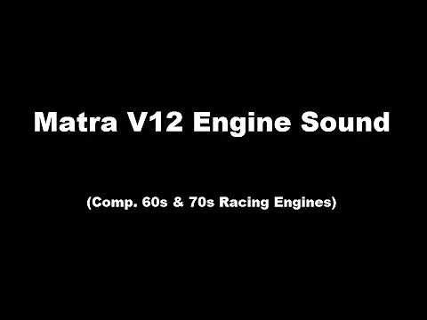 Matra V12 Engine Sound Comp