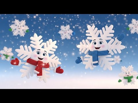 ふってくるゆきのけっしょうをかぞえよう ❄️🌨️ | 子供向け123ソング | 数の学習