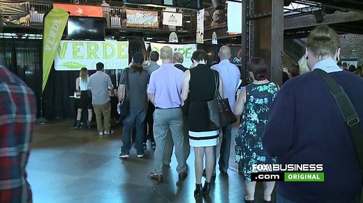 The cannabis industry currently employs 122,000 people and is expected to balloon to 250,000 workers by 2020, according to an industry recruiter. Fox Business went inside the “the world’s largest cannabis career fair” in Denver, where “thousands” attended looking for jobs, http://fxn.ws/2uLGdvH | Fox Business