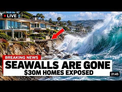 Laguna Beach’s $30 Million Homes Are in Danger — California Blocks Seawall Repairs