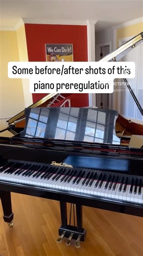 It’s not the best piano in the world, but it plays a lot better now after some maintenance.