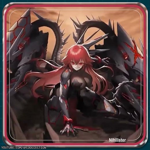 game "Nikke" NEW character "Nihilister" special skill pose (wide format)