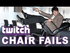 Top 10 Twitch Chair Breaking/Falling Fails #1