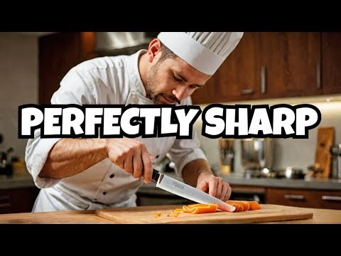 Razor sharp knives every time! (Professional Method)