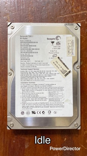 Seagate Barracuda 7200.7 (ST380011A) Hard Drive