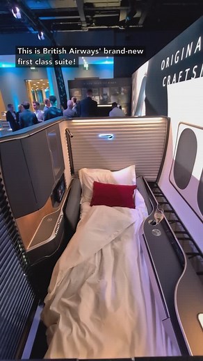 The Points Guy | @british_airways just unveiled its new first-class suite. Here’s what we saw at the first look 🤩 #britishairways #BA #london #luxurytravel | Instagram